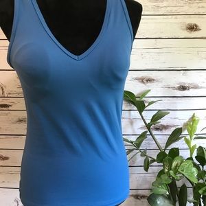 VSX Sport Blue Underwire Bra Raceback Tank Top